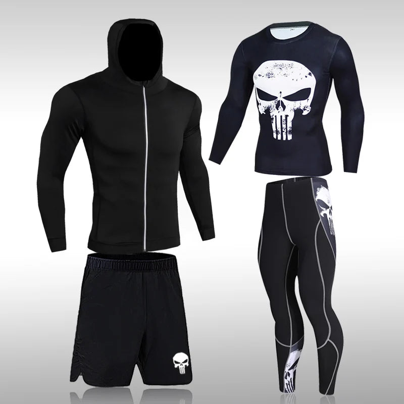 Men's Compression Running Sportswear Set