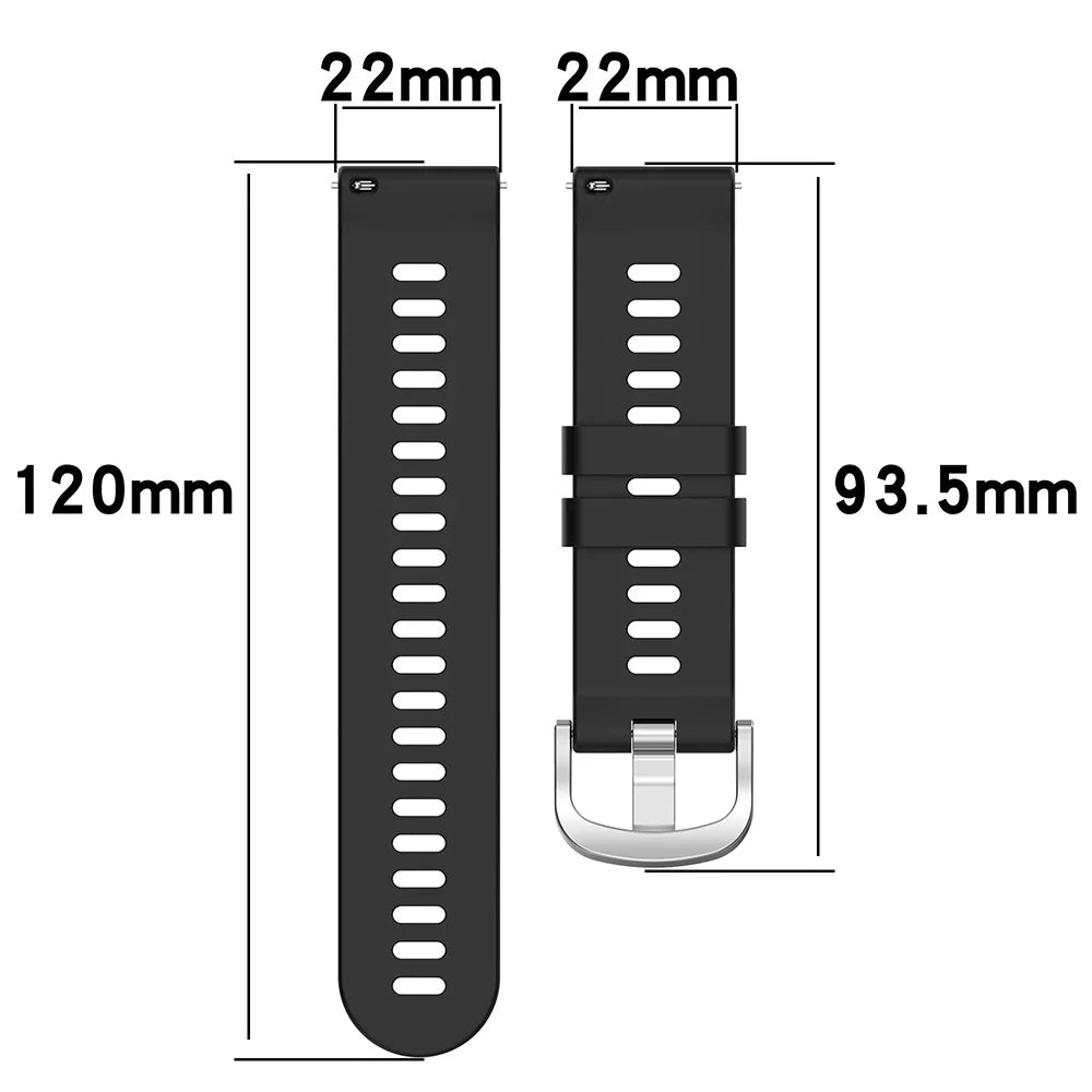 Silicone Strap for Garmin Forerunner & Vivoactive Watches