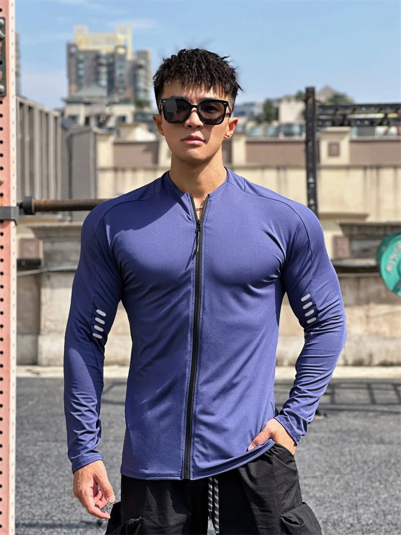 Men's Fitness Running Jacket - Quick Dry Sportswear