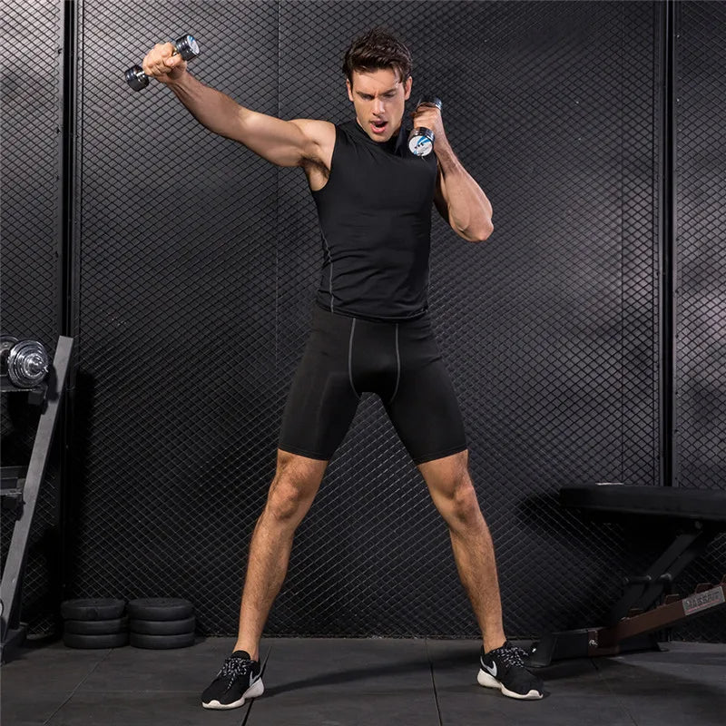 Men's Compression Athletic Tank Top - Performance Fit