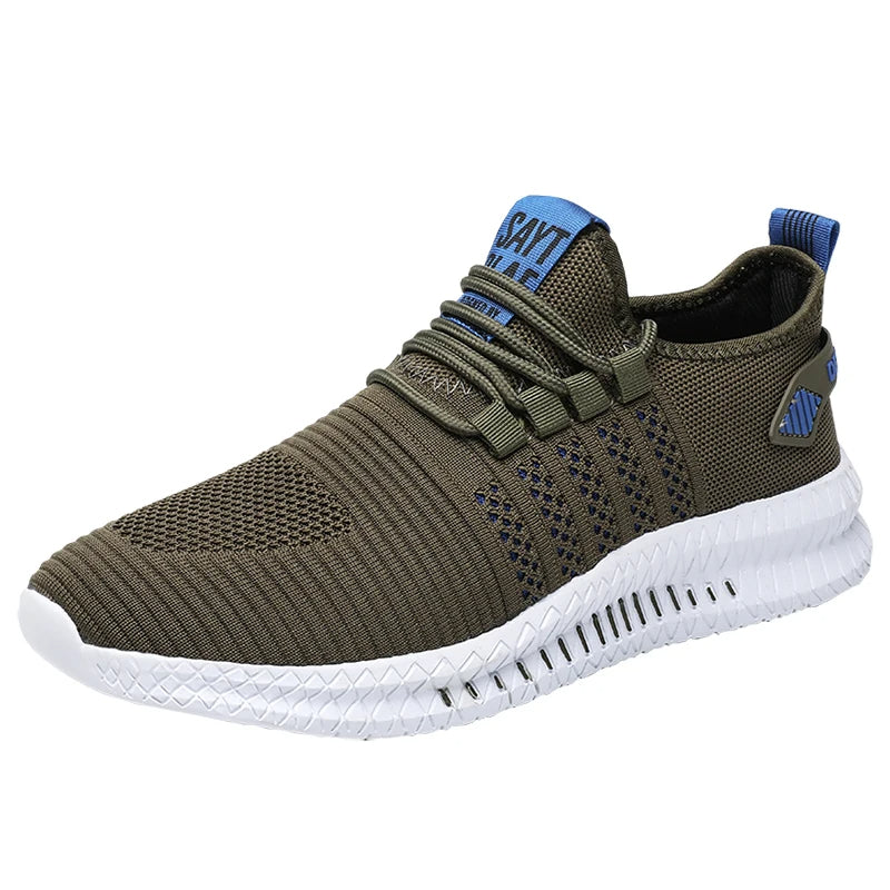 Men's Breathable Running Shoes - Anti-Slip & Flexible