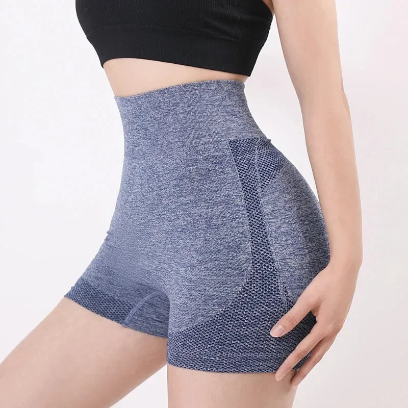 High Waist Yoga Shorts - Lift & Sculpt