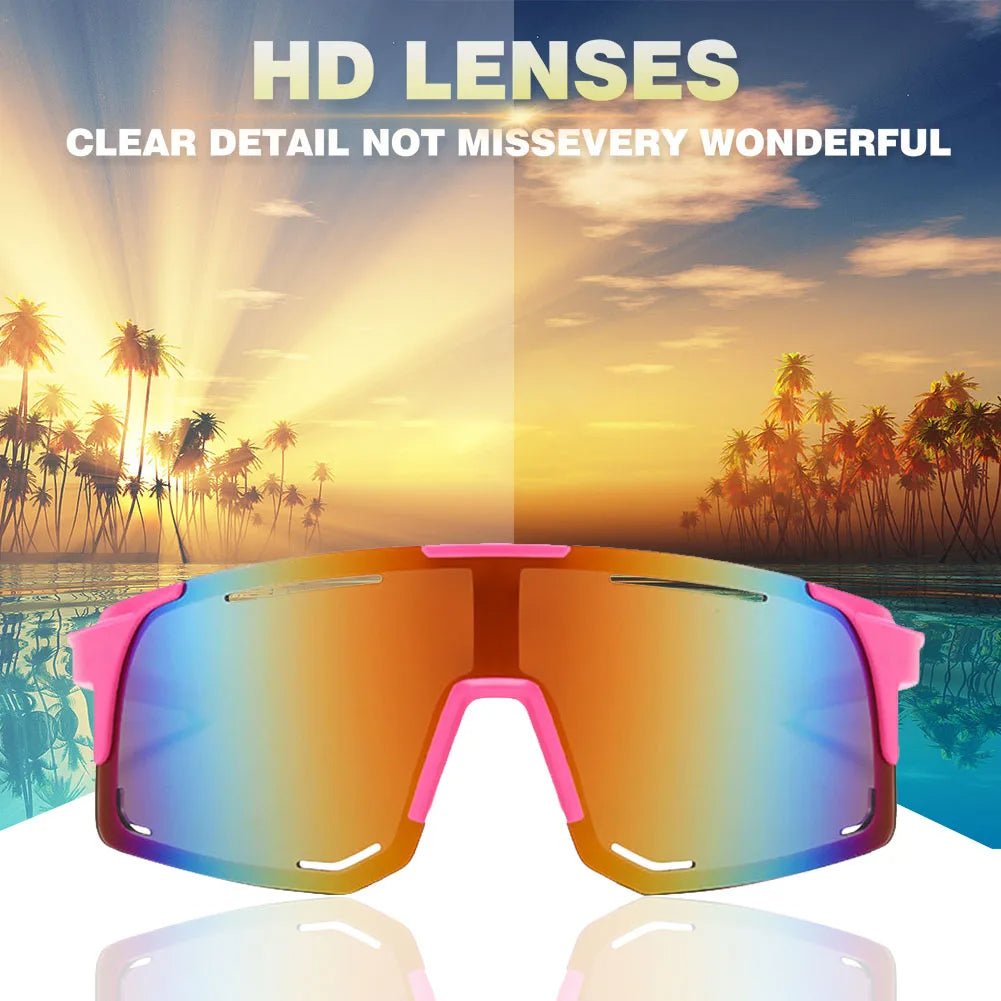 Polarized Running Sunglasses - UV Protection & Windproof