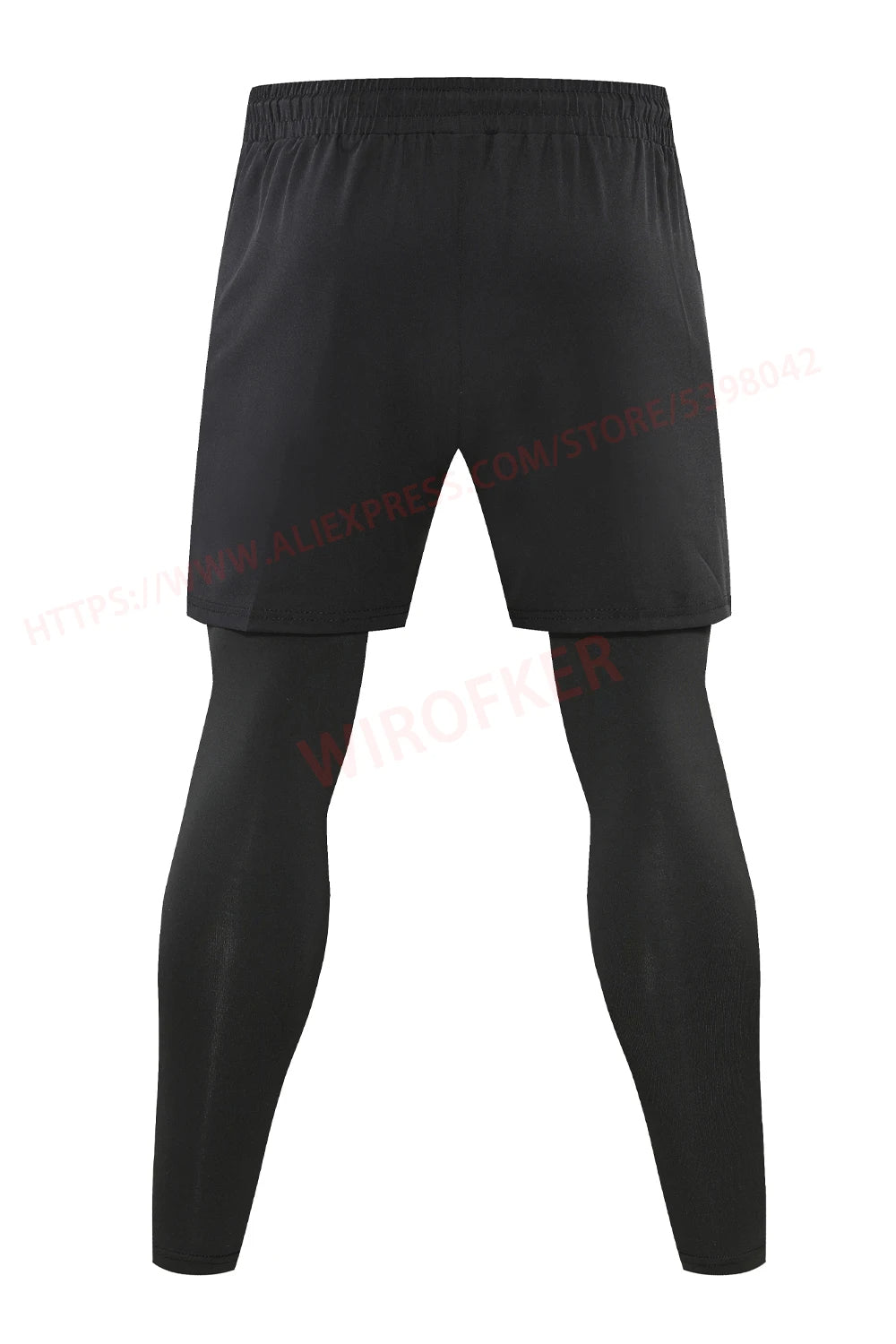 Men's 2-in-1 Running Trousers with Pockets