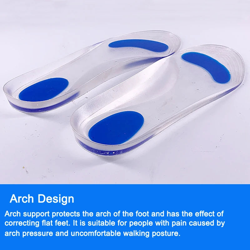 Ultimate Comfort Gel Insoles for Enhanced Foot Support