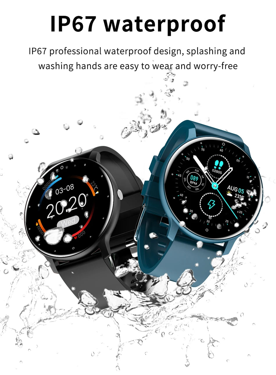 LIGE Smart Watch - Full Touch Fitness Tracker