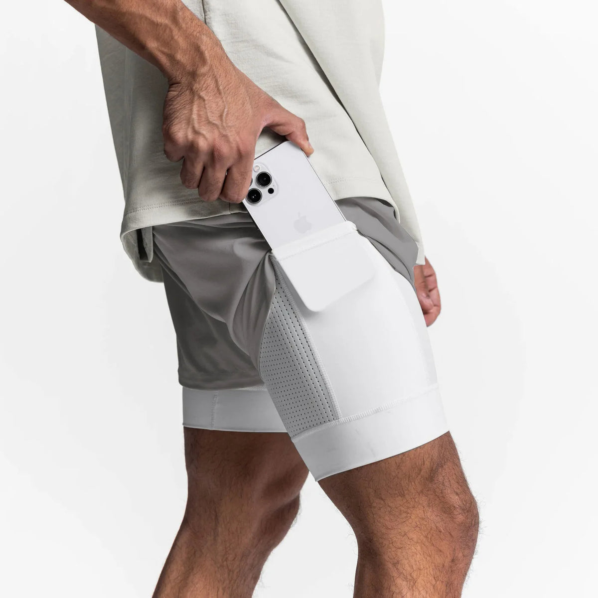 Men's 2-in-1 Quick Dry Sports Shorts