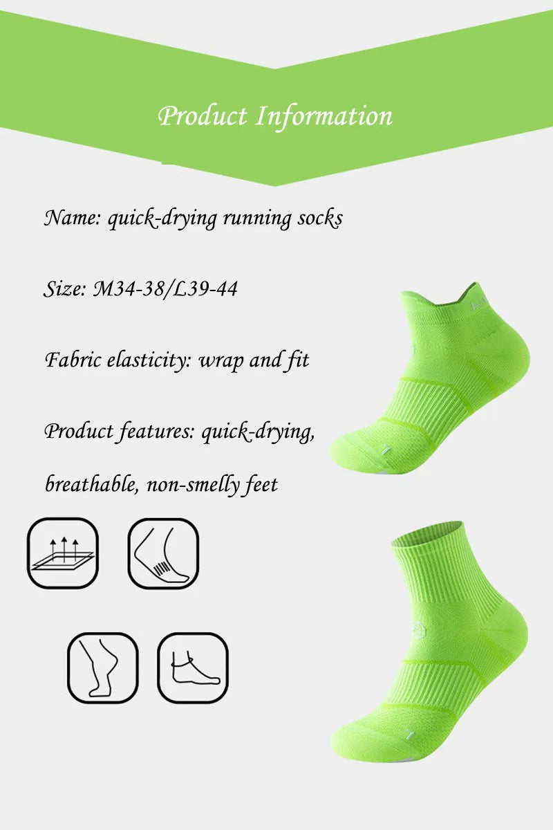 Quick Dry Compression Running Socks for Men & Women