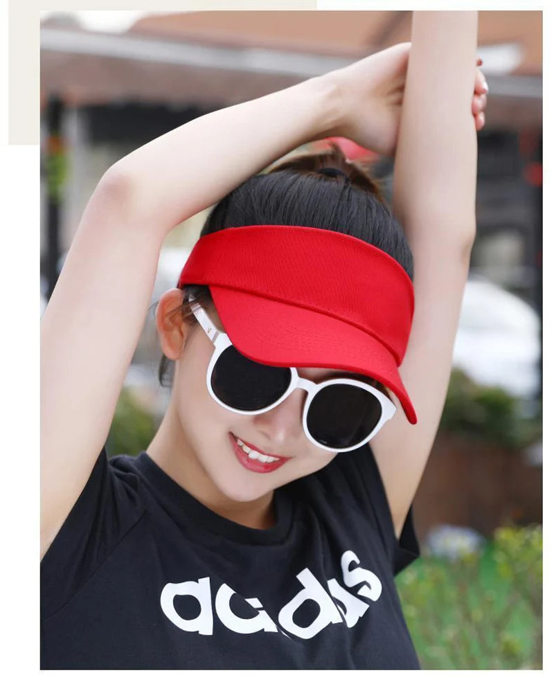 Women's Sun-Proof Visor Cap for Outdoor Sports