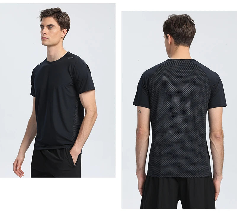 Men's Quick Dry Running T-shirt - Breathable Sportswear