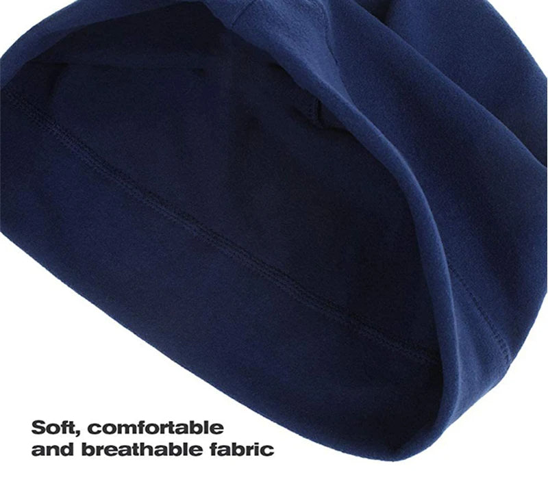 All-Season Warm Fleece Sports Skull Cap for Men & Women