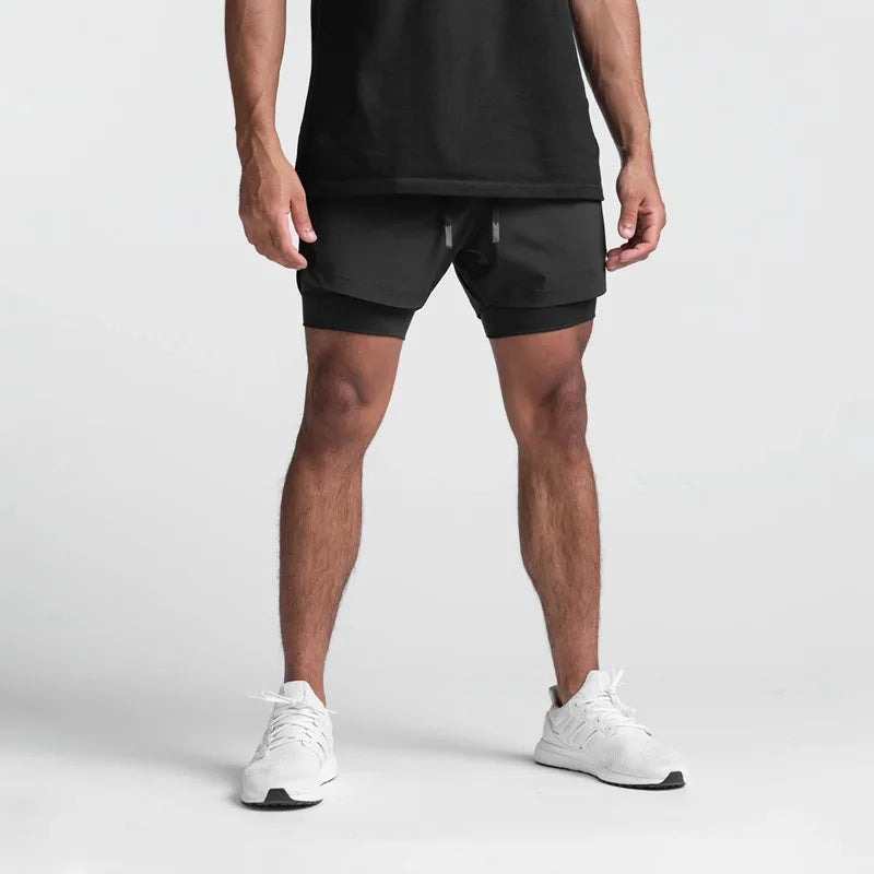 Men's 2-in-1 Quick Dry Sports Shorts