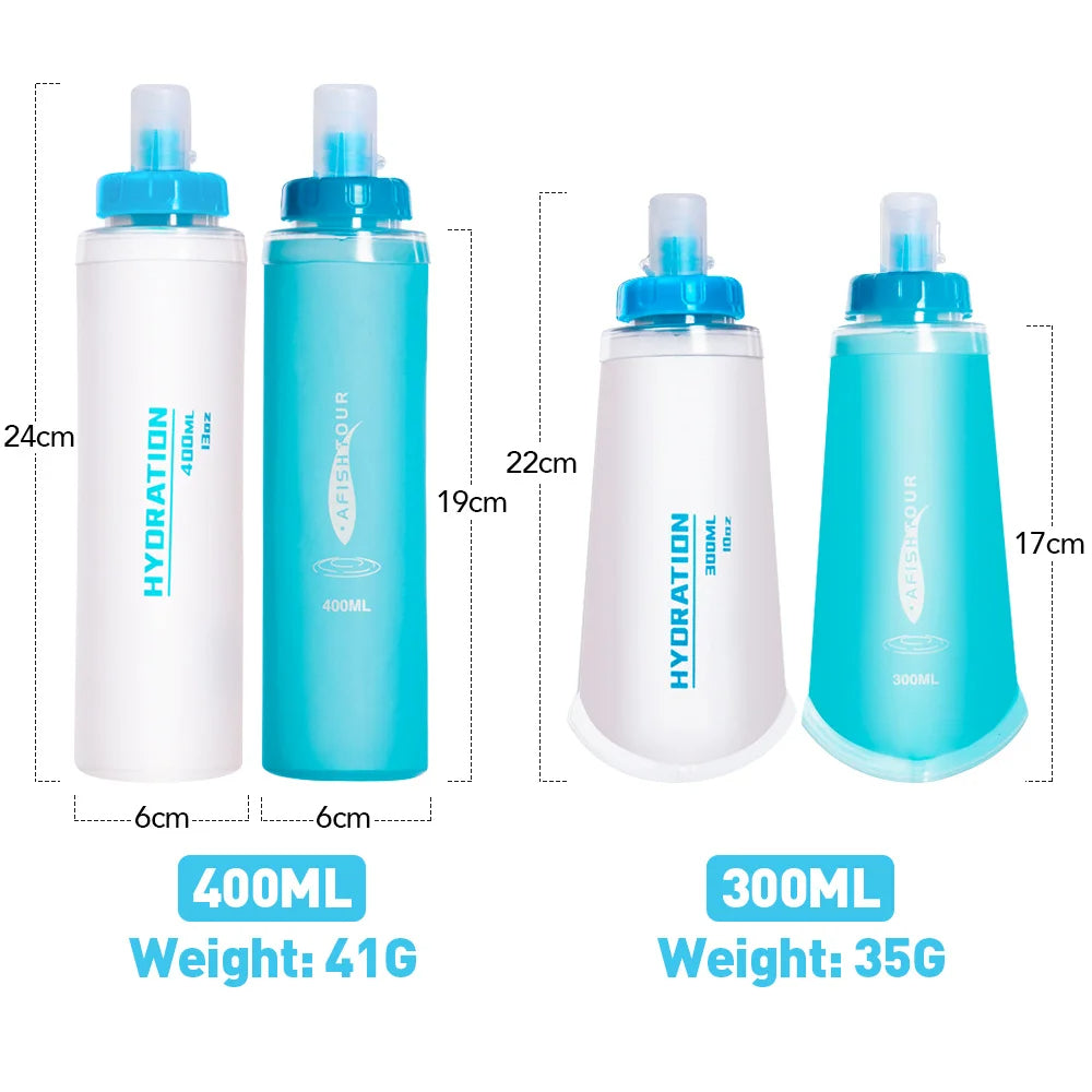 Compact Collapsible Silicone Water Bottle for Adventures