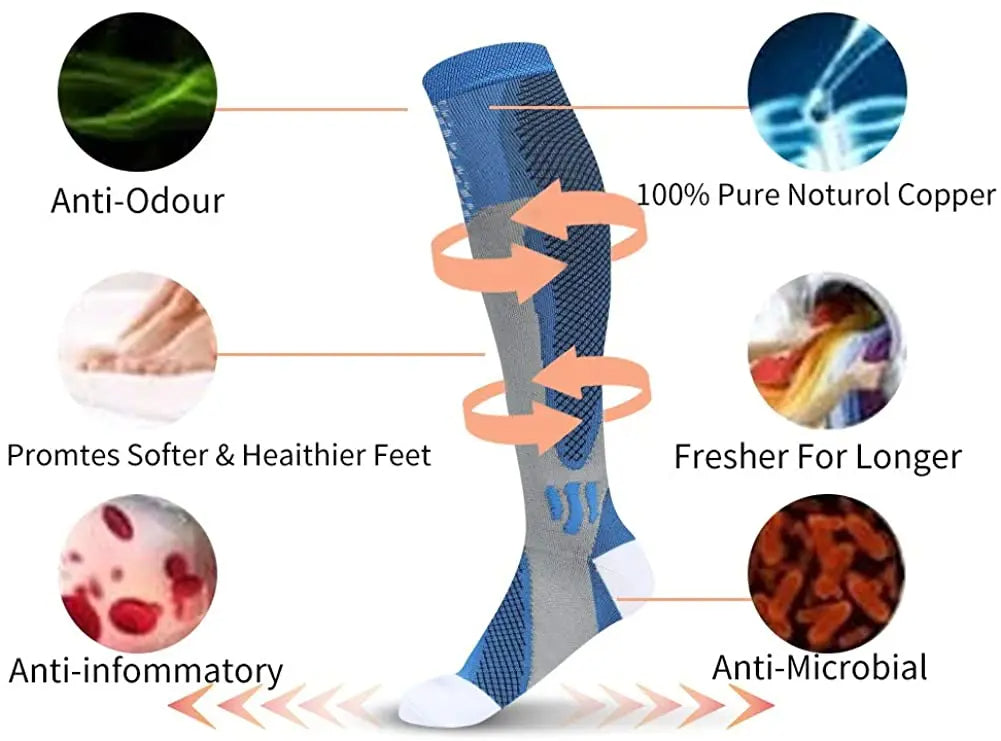 High-Performance Compression Socks for Sports & Recovery