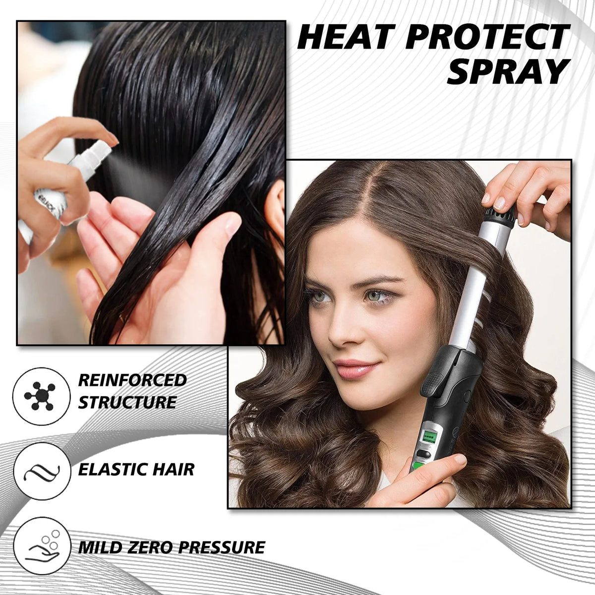 Ultimate Heat Protectant Spray for Shiny, Healthy Hair