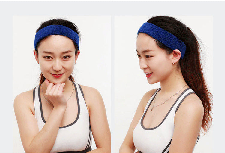 Elastic Cotton Sports Headband for All Ages