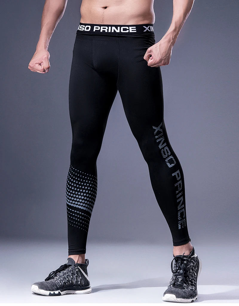 Men's Quick Dry Compression Running Tights