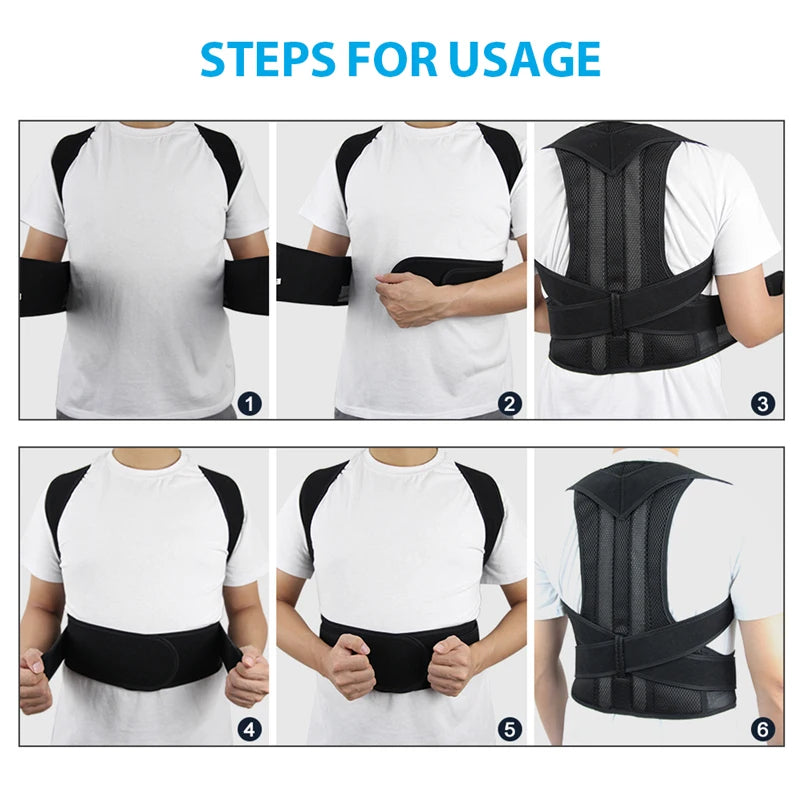 Adjustable Breathable Back Posture Corrector