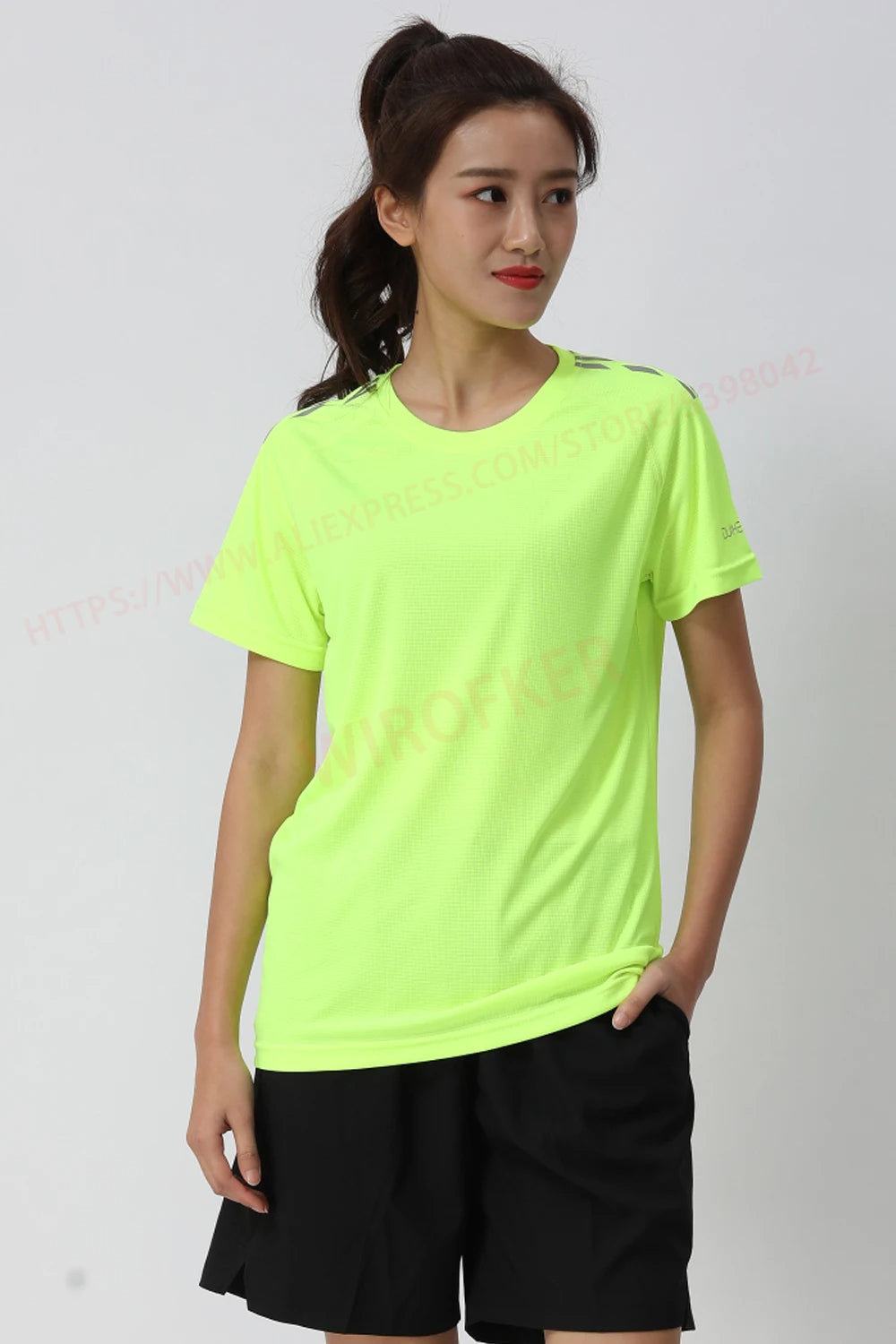 Women's Quick Dry Running T-Shirt - Breathable Gym Top