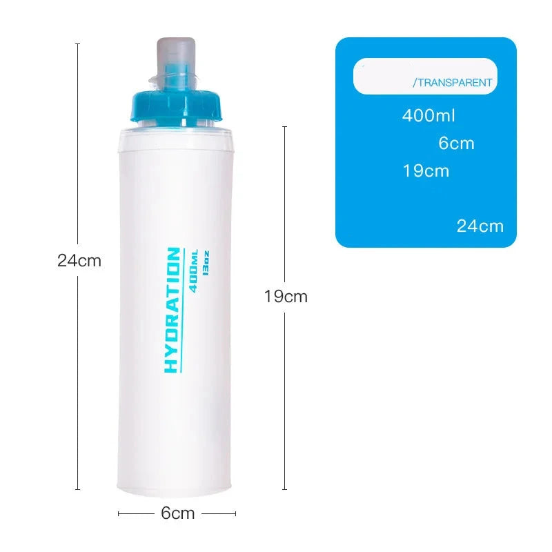 TPU Soft Bottles Foldable Silicone Water Tank Bag Outdoor Sport Traveling Running Cycling Marathon Kettle Hydration Pack Bladder