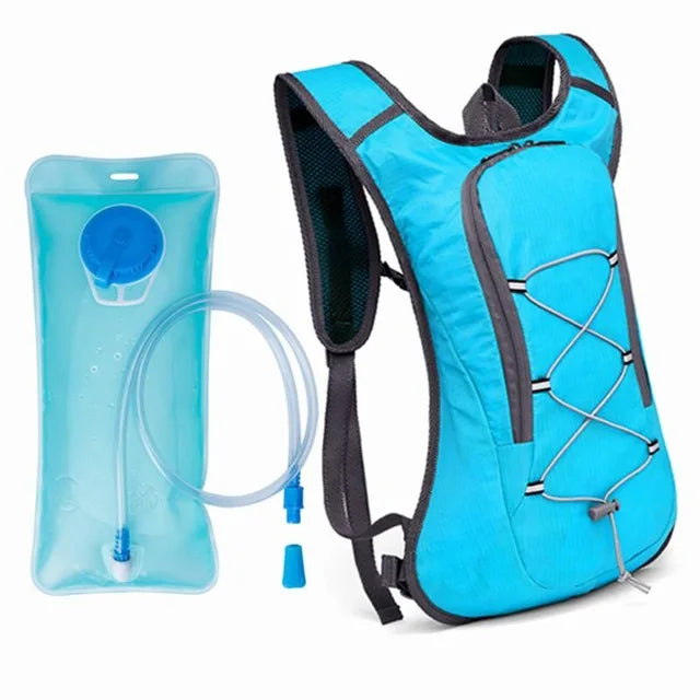 New Cycling Water Bag Hydration Backpack Bicycle Riding Running Bag Water Bladder Container 2L Reflective Pack Backpack