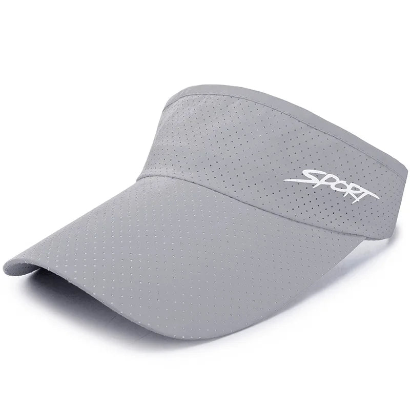 Summer Women Breathable Air Sun Hats Quick-dry Visor UV Protection Top Empty Solid Men Sports Tennis Golf Running Sunscreen Cap