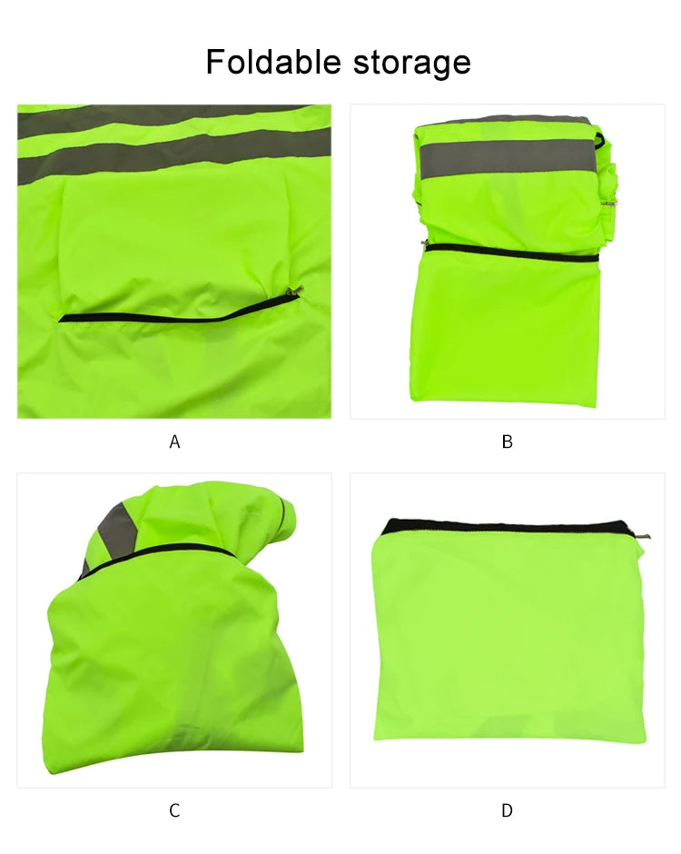 WOSAWE Ultralight Men's Cycling Windbreaker Reflective Jacket Windproof Water Resistant MTB Road Bicycle Long Jersey Wind Coat