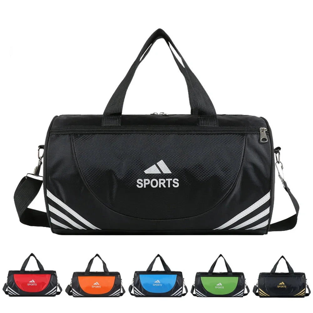 Waterproof Nylon Gym Bags Outdoor Yoga Sports Training Handbag Men Women Fitness Travel Storage Crossbody Sport Bags