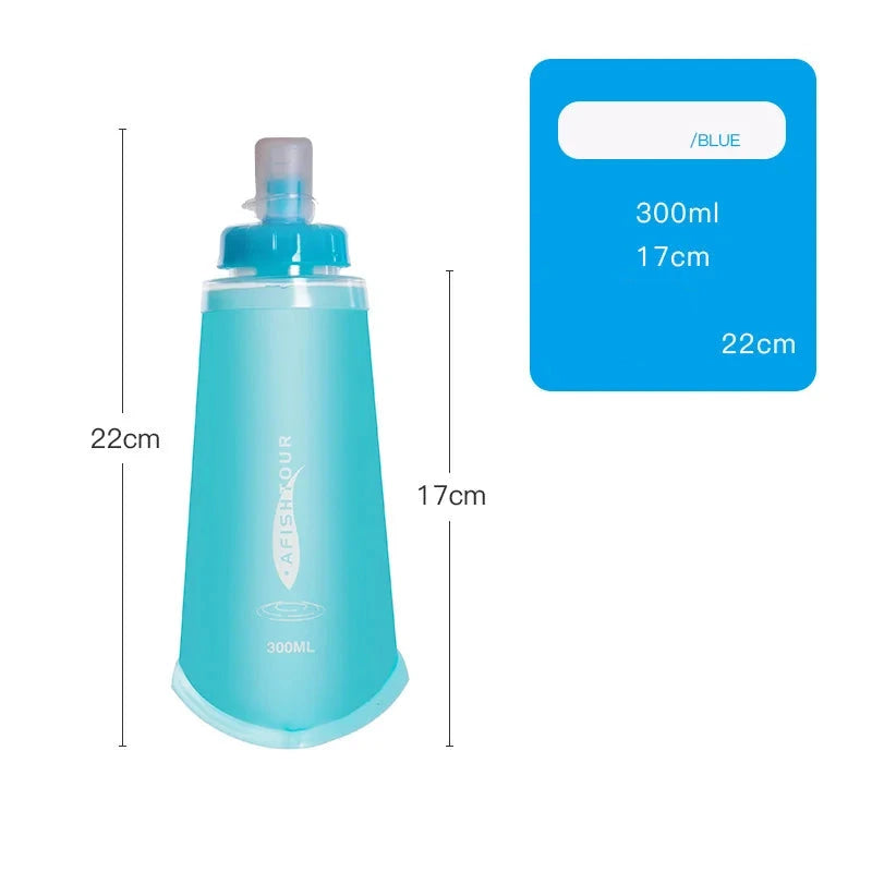 TPU Soft Bottles Foldable Silicone Water Tank Bag Outdoor Sport Traveling Running Cycling Marathon Kettle Hydration Pack Bladder