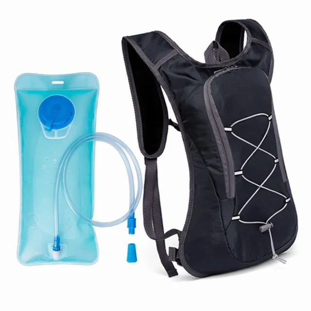 New Cycling Water Bag Hydration Backpack Bicycle Riding Running Bag Water Bladder Container 2L Reflective Pack Backpack