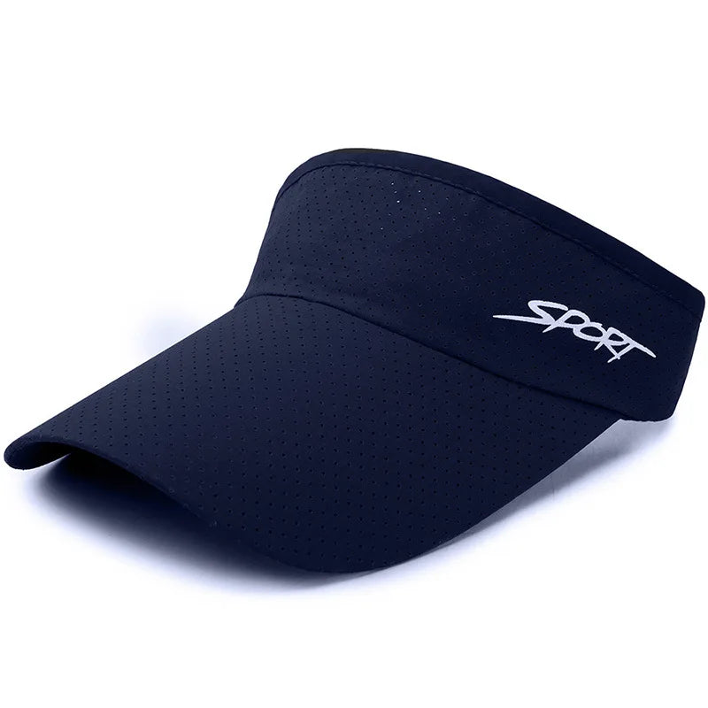 Summer Women Breathable Air Sun Hats Quick-dry Visor UV Protection Top Empty Solid Men Sports Tennis Golf Running Sunscreen Cap