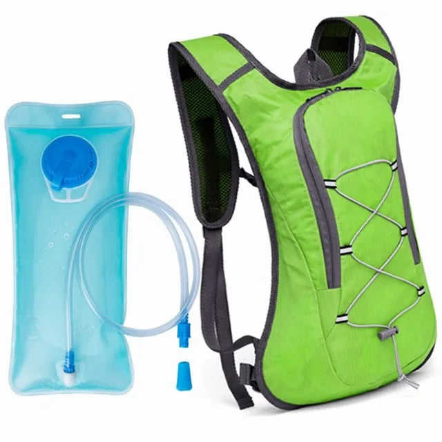 New Cycling Water Bag Hydration Backpack Bicycle Riding Running Bag Water Bladder Container 2L Reflective Pack Backpack