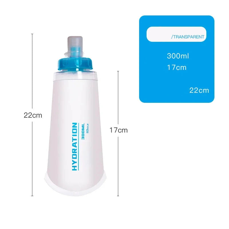 TPU Soft Bottles Foldable Silicone Water Tank Bag Outdoor Sport Traveling Running Cycling Marathon Kettle Hydration Pack Bladder