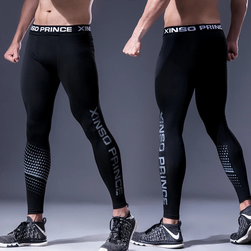 Men's Quick Dry Compression Running Tights