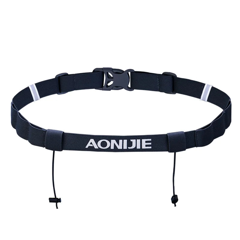 AONIJIE Unisex E4076 Running Race Number Belt Waist Pack Bib Holder For Triathlon Marathon Cycling Motor with 6 Gel Loops