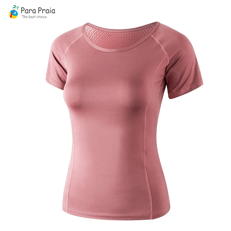 5 Colors Sportswear for Women Fitness Clothing Women Sports T-Shirt Gym Workout Yoga Female T-shirt Gym Woman Sportswear S To XL