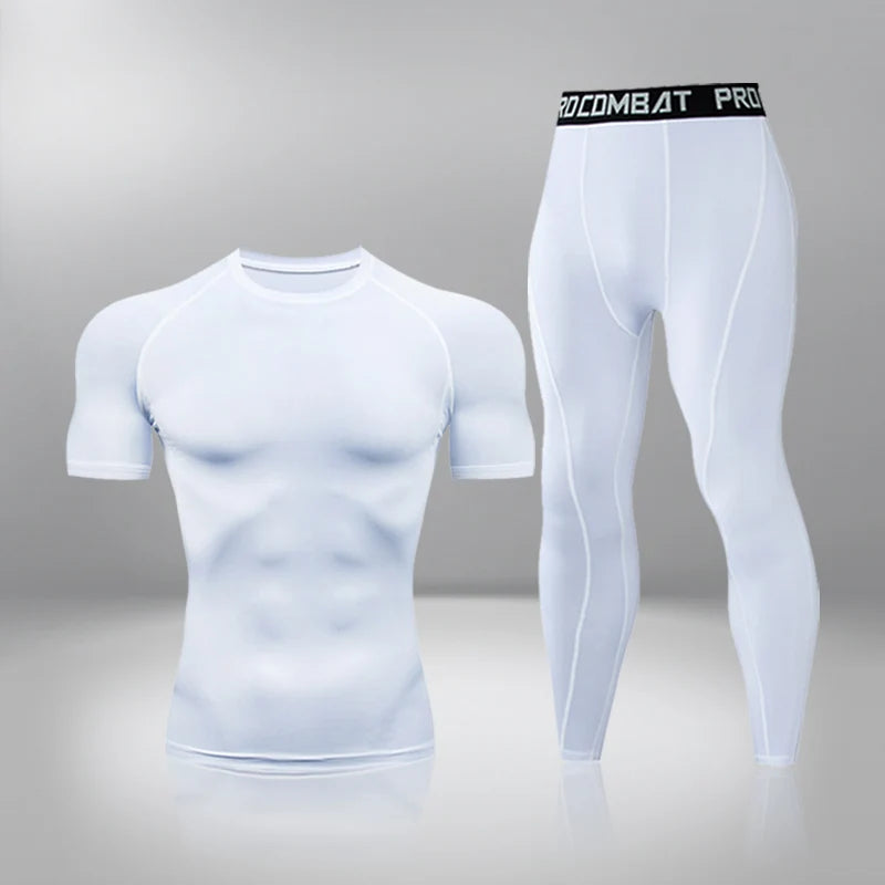 Winter Thermal Underwear Men Warm First Layer Man Undrewear Set Compression Quick Drying Second Skin Long Johns Sport 2 Sets