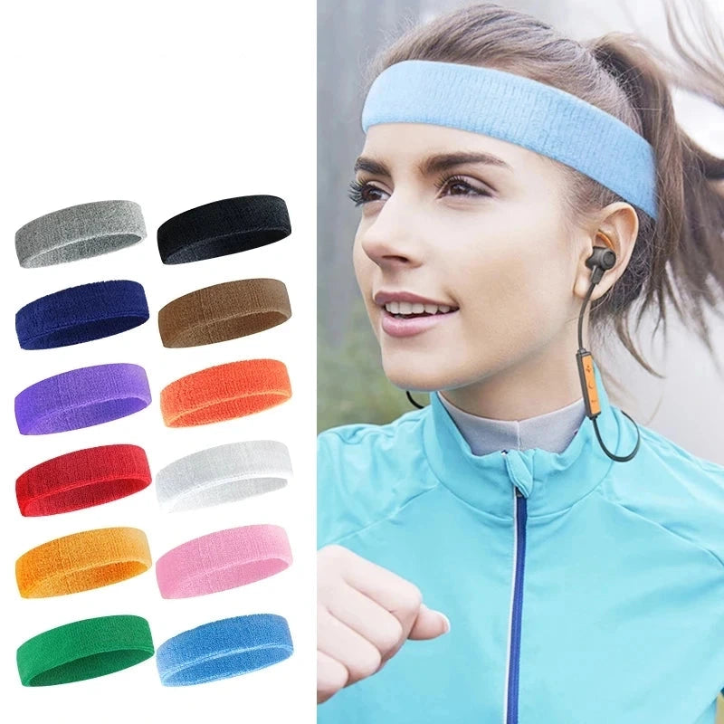 Sports Headband Breathable Sweat Absorbent Towel Sweat Guide Belt Rding Running Fitness Dance Antiperspirant