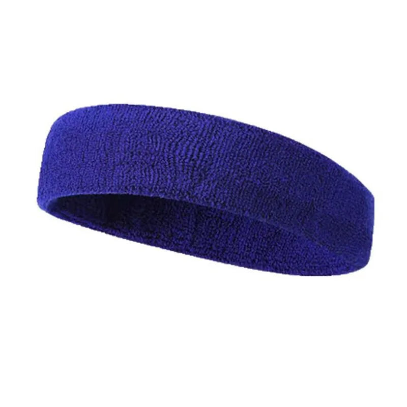 Cotton Athletic Headband Elastic Sweatband Protection Basketball Sport Adults Kids Gym Fitness Volleyball TennisS weat Hair Band