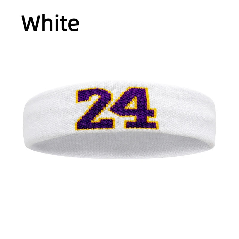 Cotton Athletic Headband Elastic Sweatband Protection Basketball Sport Adults Kids Gym Fitness Volleyball TennisS weat Hair Band