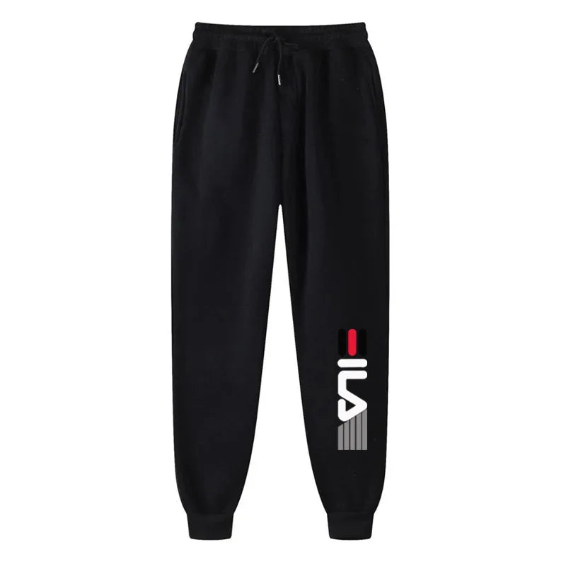 2 Piece Jogger Suits Mens Autumn Long Sleeve Zipper Print Hoody Coat and Long Sweatpants Male Outdoors Sport Tracksuits