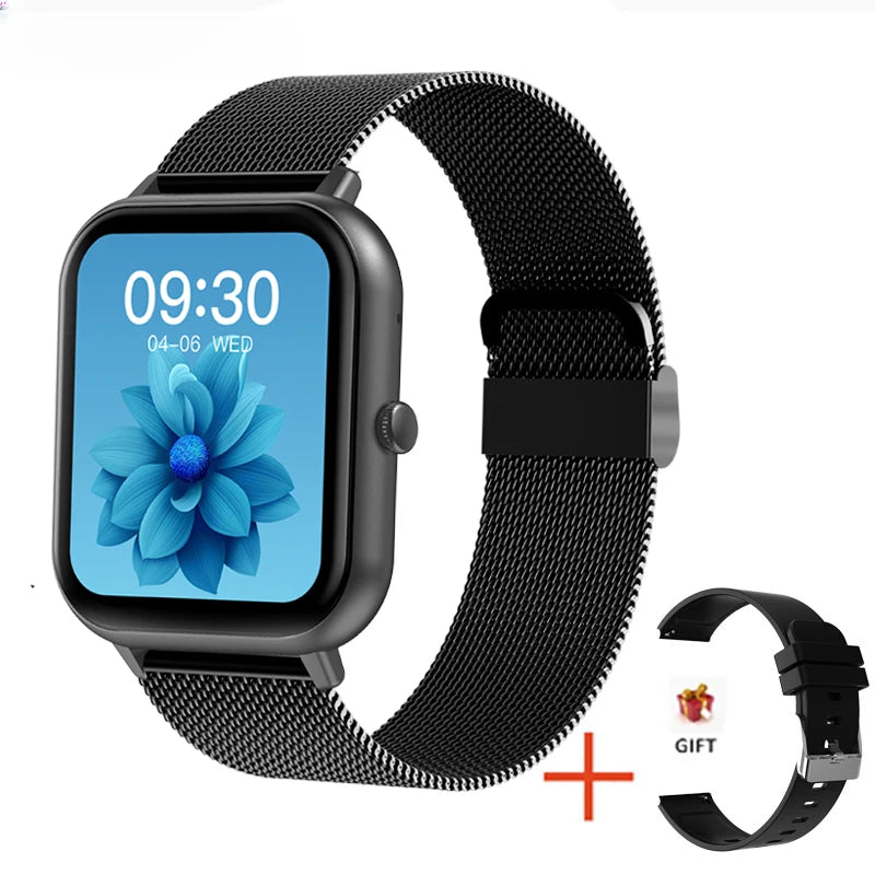 Xiaomi Call Smart Watch Women Custom Dial Smartwatch For Android IOS Waterproof Bluetooth Music Watches Full Touch Clock