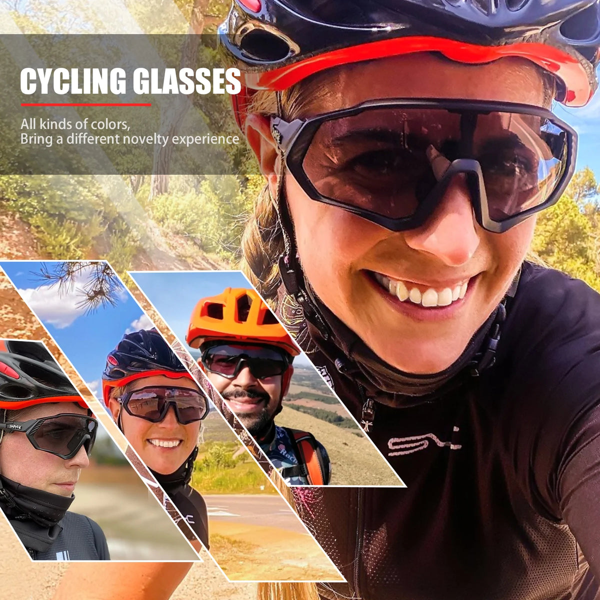 Kapvoe Photochromic Sports cycling Glasses for Men Women MTB Mountain Road Bicycle Eyewear Cycling Sunglasses Oculos Ciclismo