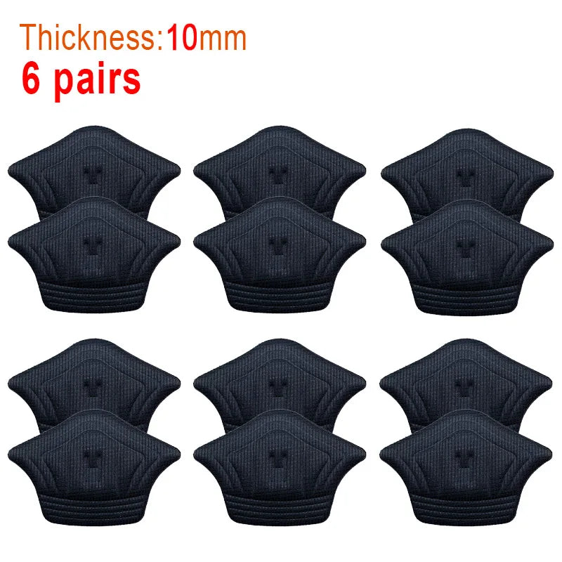 6pair/12pcs Insoles Heel Pads Lightweight For Sport Shoes Adjustable SizeBack Sticker Antiwear Feet Pad Cushion Insole Heel