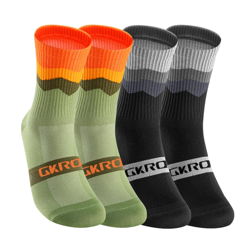 4 Pairs Bike Socks Men Nurse Compression Cycling For Women Mtb Guard Socks Stockings Sport Grip Barre Socks