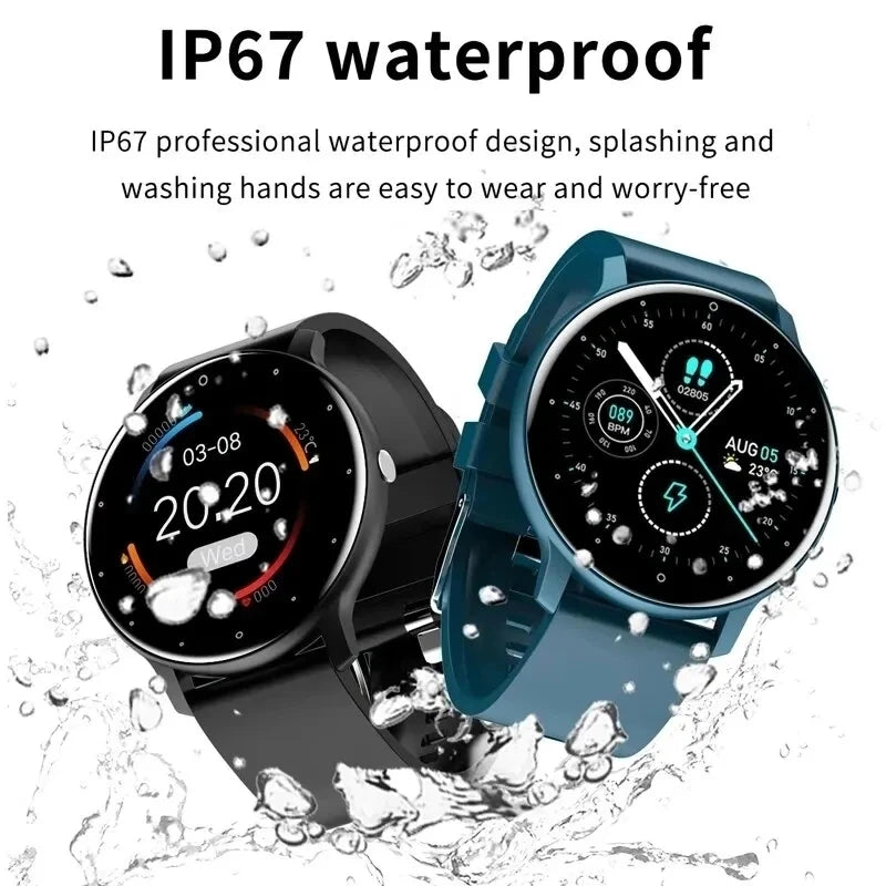 2024 New Men Smart Watch Real-time Activity Tracker Heart Rate Monitoring Sports Women Smartwatch Men Watches For Android IOS