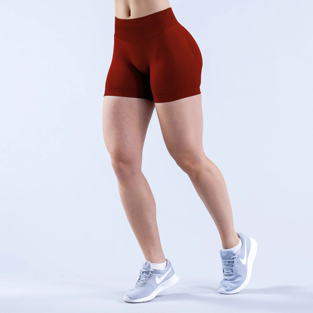 Seamless Women's Fitness Shorts for Running