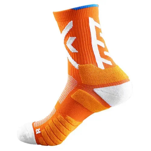 Elite Sport Cycling Basketball Socks Compression Running Man Black Trend Breathable Long Hiking Damping Athletic Professional