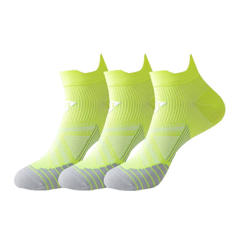 3pairs/Lot Woman Men's Socks Compression Breathable Basketball Sports Cycling Running Towel Socks High Elastic Tube Socks