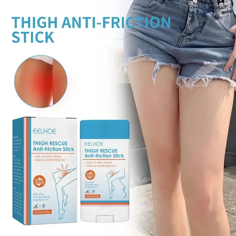 Thigh Anti Chafe Unisex Thigh Rescue Anti Friction Stick Body Anti Friction Sweat-absorbent Thigh Chafing For Women Men